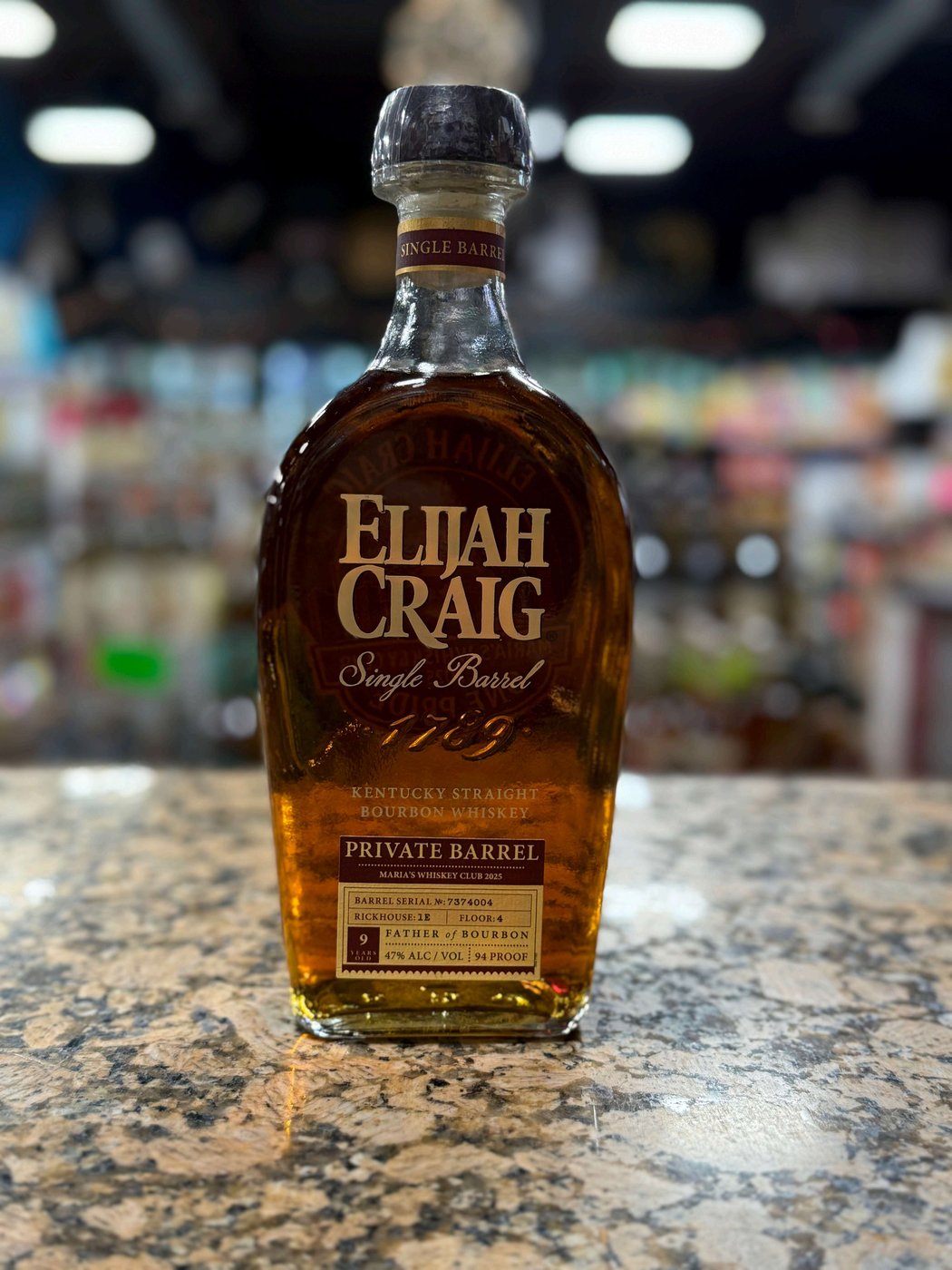 A Maria's Whiskey Club private barrel