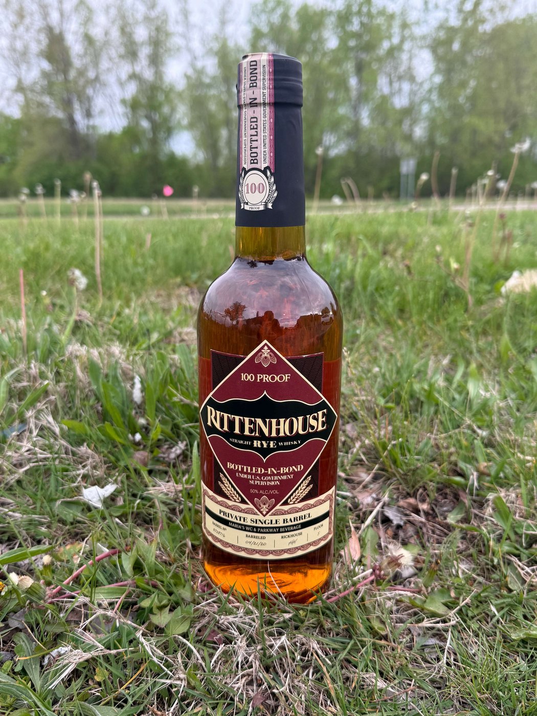Rittenhouse Rye Private Single Barrel